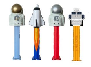 PEZ SPACE MISSION BLISTER CARD Case of 3