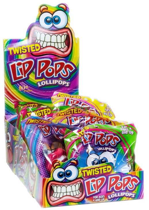 Twisted Lip Pops Boxes 12ct