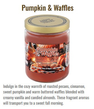Smoke Odor Exterminator Jar Candle Pumpkin & Waffles 12ct