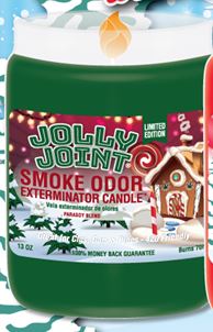 Smoke Odor Exterminator Candle Jolly Joint 12ct