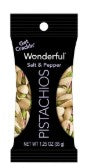 Wonderful Pistachio Salt Pep 1.25 Boxes 12ct
