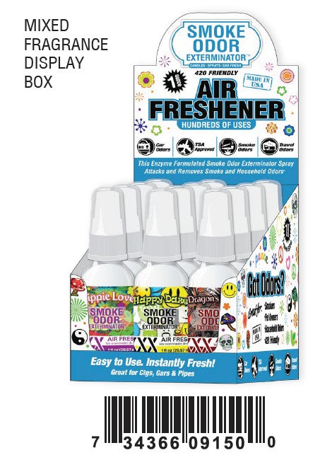 Smoke Odor Exterminator Spray Pop Culture Xxx Boxes 1 oz 12ct