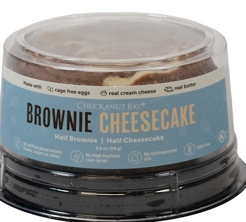 Chuckanut Bay Brwonie Cheescake 3.5 oz 06ct