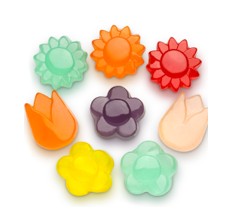Albanese Awesome Blossoms flower-shaped fruit gummy candies, 4.5 lb bulk quantity