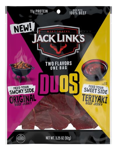 J Jack Link's Duos Original Teriyaki 3.25 Bag