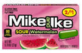 Mike and Ike Sour Watermelon chewy candy pieces with bold sour watermelon flavor, pre-priced 2 for $1