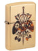 Zippo Gamer Design Windproof Lighter with bold gaming artwork, refillable, American-made, packaged in a gift box