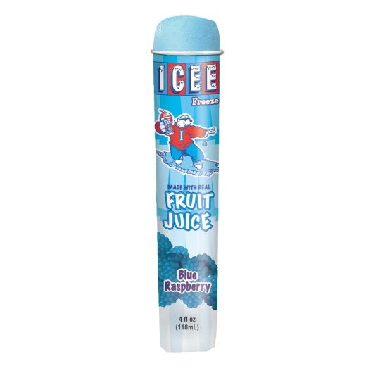 Icee Freeze Tubes Blue Raspby Boxes 24ct