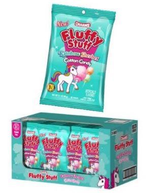 Charms Fluffy Stuff Sherbet Cotton Candy 24ct box wholesale display