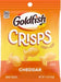 Pepperidge Farm Goldfish Crisps Cheddar 1.9 oz bag front packaging