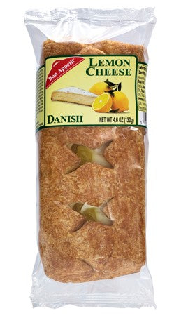 Bon Appetit Lemon Cheese Star Pastry Boxes 4.6 oz 10ct
