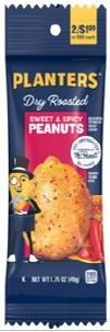 Planters Tube Sweet & Spicy 1.75oz Tubes 18ct