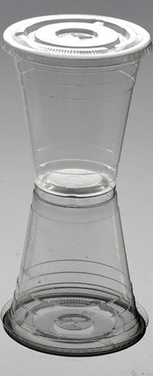 Walco Clear Plastic PET Cups 12/14 oz 1000-count case food service packaging