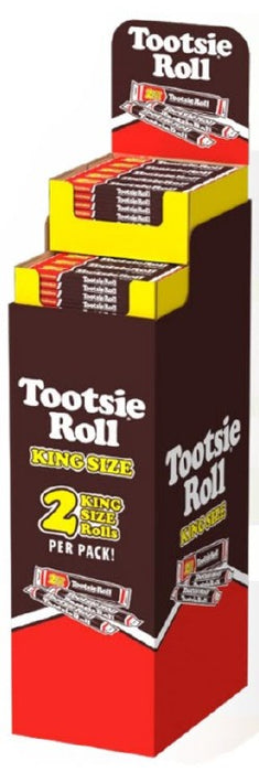 Tootsie Display Shipper Giant Bar Twin Floor Packs 80ct