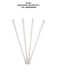 Giant 10-Inch White and Red Wrapped Straws 300-Count Wholesale