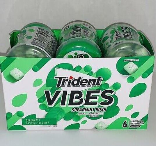 Trident Vibes Spearmint 40pc Bottles 6ct