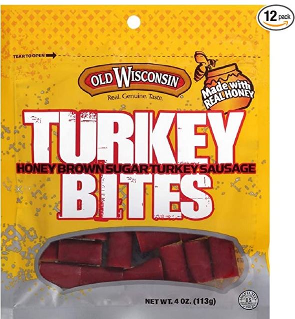 Old Wisconsin Bites Honey Turk 4oz 12ct
