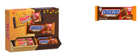 Mars Mixed King Size Christmas candy gravity feed countertop display filled with assorted holiday candy bars, 48ct
