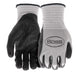 Boss Glove Tactile Grip Black Dot Nitrile protective gloves with textured palm grip pattern
