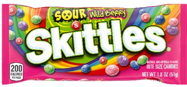 Skittles Sours Wild Berry 1.8 Boxes 24ct