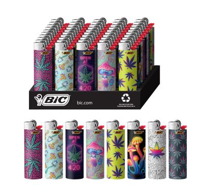 BIC Lighter Marijuana Counterculture Boxes 50ct