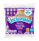 Uncrustables Peanut Butter Grape White Bread Boxes 2.6 oz 08ct