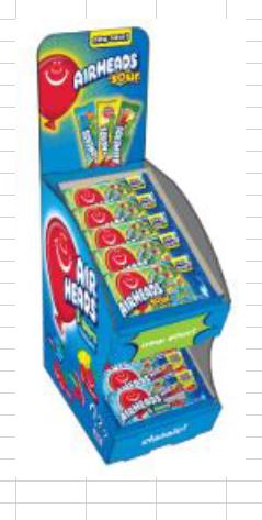 Airheads Display Multipack Counter 36ct