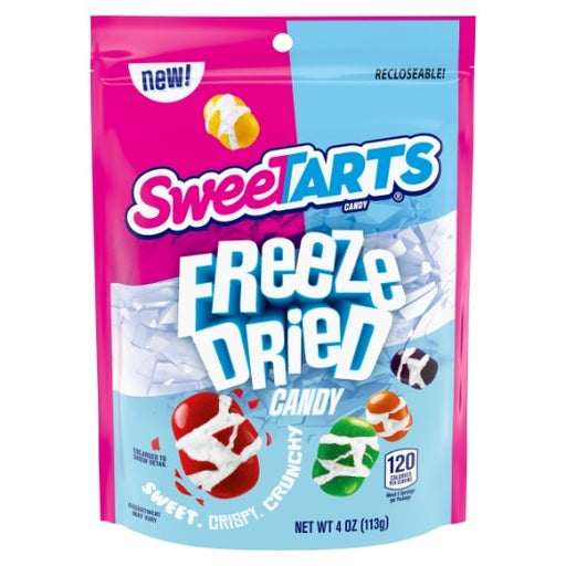 SweeTarts Freeze Dried Candy 4 oz bag with bold sweet and sour flavor