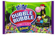 Double Bubble 4 Flavor Sour Twists 14 oz bag of colorful sour candy ropes in four fruit flavors