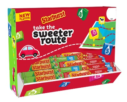 Starburst Summer King Size Display Counter 48ct