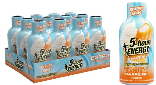 5-hour ENERGY Extra Strength Sugar-Free Orangesicle 2.5 oz energy shot bottle