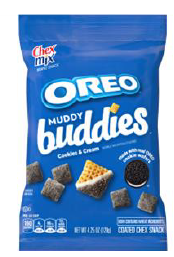 Chex Mix Muddy Buddy Oreo Cookies Cream 4.25oz 7ct