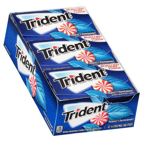 Trident Valu Peppermint Boxes 12ct