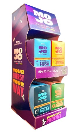 Mojo Energy Combo 4.99 Counter Displays Pouches 20ct