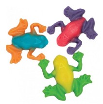 Albanese Rainforest Frogs fruit-flavored gummy candy, colorful frog shapes, 4.5 lb bulk supply