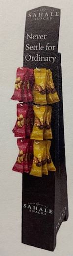 Sahale Display Shipper Peg Bags Floor 1.5 oz 36ct
