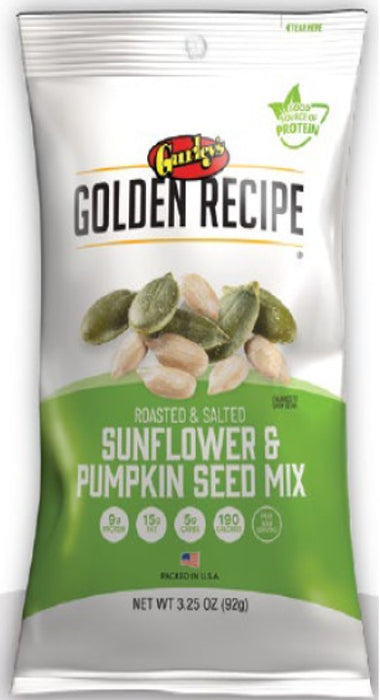 Gurley's Gold Recreational Sunflower and Pumpkin Seeds 3.25 oz snack bag