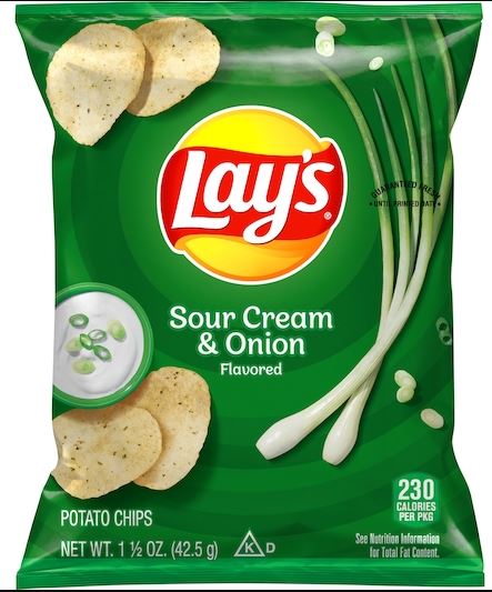 Lays Sour Cream & Onion 1.5oz 64ct