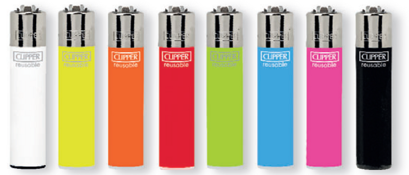 Clipper Lighter Solid Asst 48ct