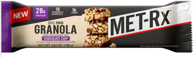 MetRX Granola Bar Flavor Boxes 09ct
