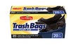SpartanNash 30 gallon trash bags box, heavy-duty puncture-resistant bags for household and commercial waste disposal