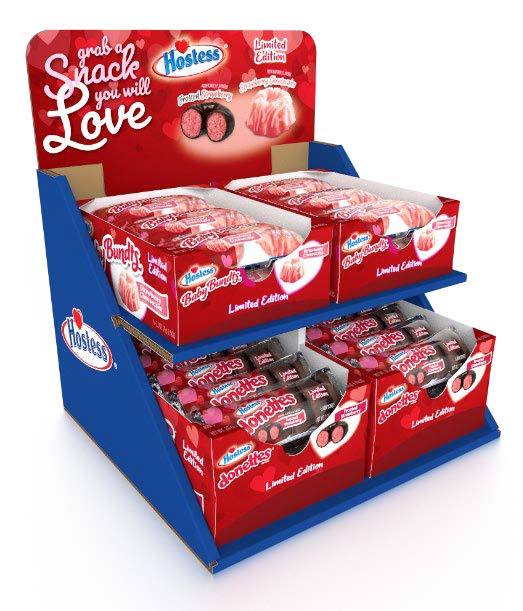 Hostess Display Valentines Day Counter 32ct