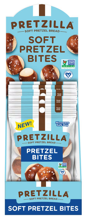 Pretzilla Soft Pretzel Bites with Salt Packet (Pack of 32)