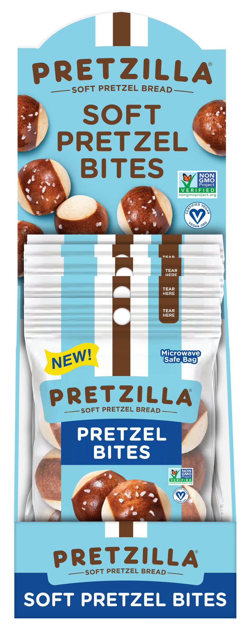 Pretzilla Soft Pretzel Bites with Salt Packet 32ct