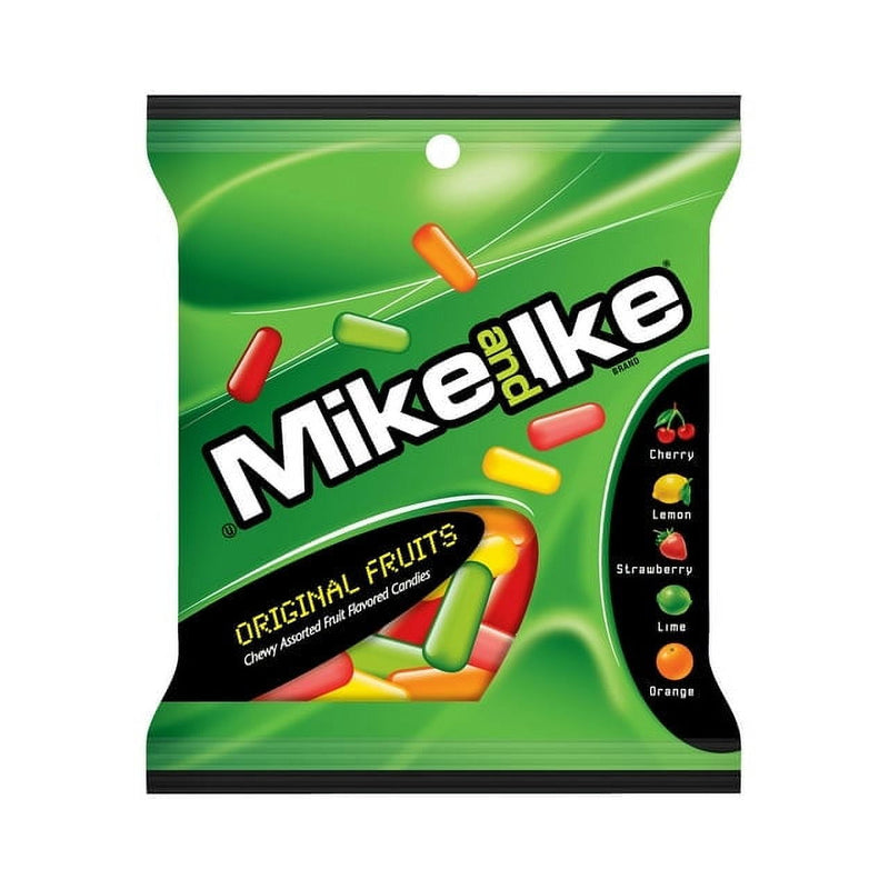 Mike & Ike Original Fruits Chewy Fruit Flavored Candies 5 Ounces (Pack of 12)