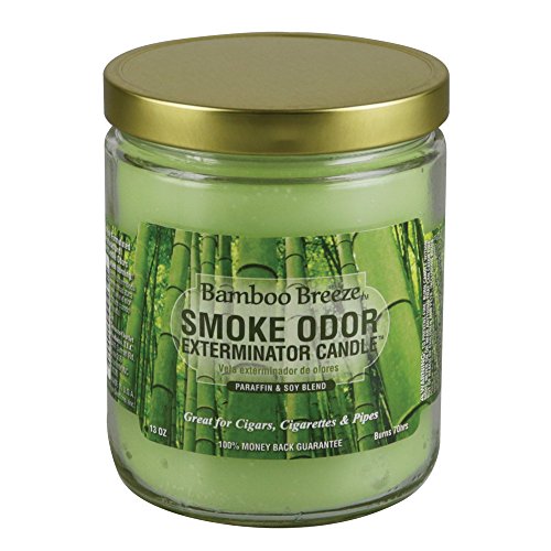 Smoke Odor Exterminator 13oz Jar Candle, Bamboo Breeze (Pack of 12)