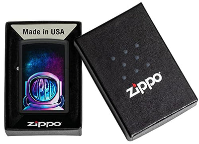 Zippo Collectible Astronaut Theme Lighter, Unique Space Design - 49773