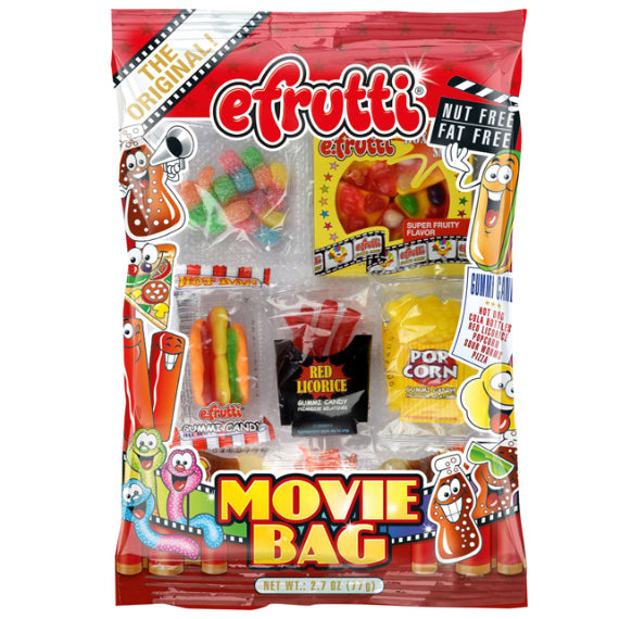 eFrutti Lunch Movie Bag Peg Bag 12 Per Box