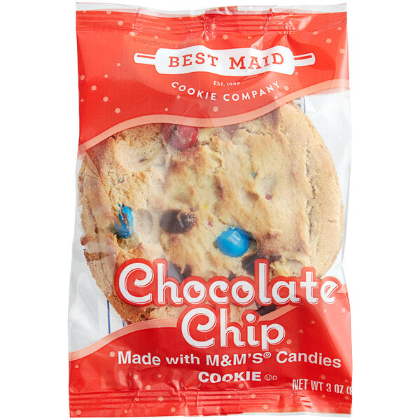 Best Maid Chocolate Chip M&M Cookies - 144 Cookies