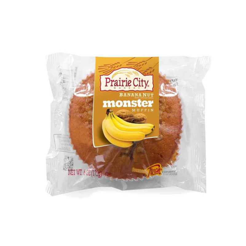 Prairie City Bakery Banana Nut Monster Muffin, 6 Ounce (Pack of 6)